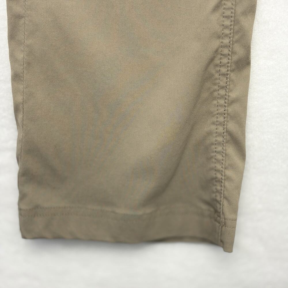 Prana Halle Pants Low Rise Bootcut Nylon Tan Convertible Hiking Pants 4 TALL - Picture 9 of 13
